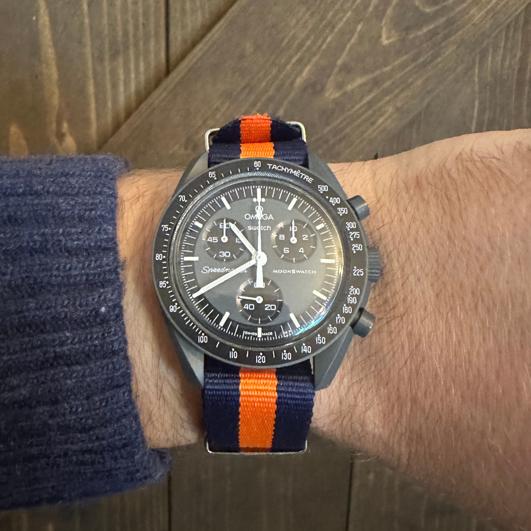 Nato Strap - Blue-Orange