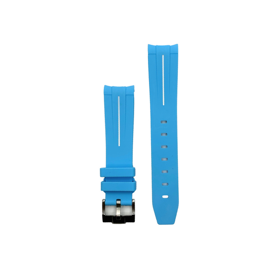 Light blue Strap for Omega X Swatch MoonSwatch - Rubber