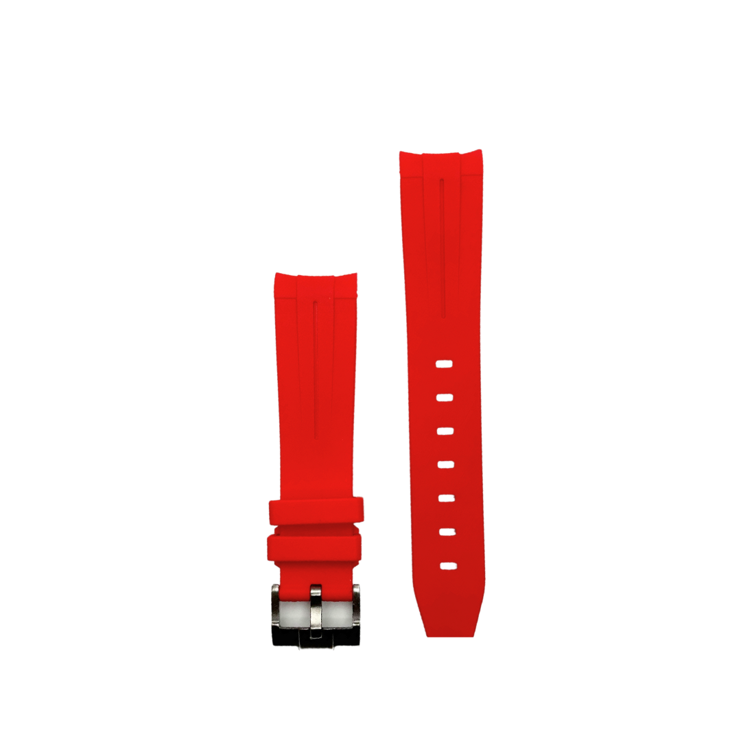 Red Strap for Omega X Swatch MoonSwatch - Rubber